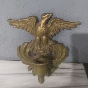 Vintage Saxton. Americana Eagle Wall Candle Holder